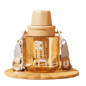 Trendy Dual Drink Cup 750ml Plastic Water Bottle With Tea Infuser And Straw For Travel Summer Use - Product Image 4