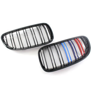 2X/Set Grille Noir Brillant Dual Slat M Look pour <span class=keywords><strong>BMW</strong></span> E92 <span class=keywords><strong>E93</strong></span> 10-14 Facelift Grill 51137254969 51137254967 - Product Image 5
