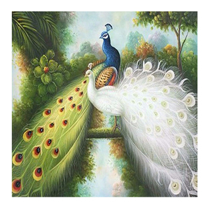 5d fai da te pittura diamante pavoni nella foresta trapano completo adulti casa studio camera Decor diamante ricamo kit - Product Image 1