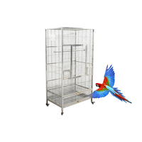 Cage à oiseaux classique de luxe, portable, antirouille et respirante, pour l'intérieur