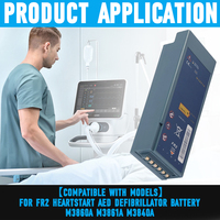 JIAZIJIA Baterai Li-ion Pengganti 12V 4200mAh M3863A dengan 800 Siklus untuk Forerunner 2 M3860A M3840A M3841A FR2