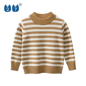 Bambin Garçons Boutique Vêtements En Coton Taille Standard <span class=keywords><strong>Tendance</strong></span> Rayé Manches Longues <span class=keywords><strong>Pull</strong></span> - Product Image 3