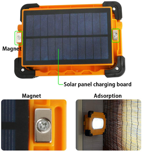 60 Вт 80 Вт Солнечная магнит потолочные светильники на открытом воздухе кемпинга рыбная ловля Пешие прогулки светодиодный ручной Рабочий фонарь на солнечных батареях аккумуляторная лампа - Product Image 6