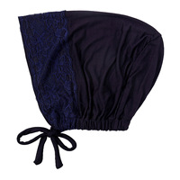 Chapeau turban musulman à bande élastique douce, bonnet intérieur en dentelle, sous-foulard islamique, bonnet indien, foulard pour femme, turbante mujer