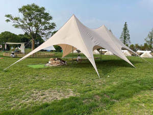 Tente de Camp en forme de M, au Design Unique, grande étoile, pour 50 personnes assise - Product Image 4