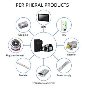 Runcin Nema 23 <span class=keywords><strong>Kit</strong></span> de moteur pas à pas hybride 2-Phase 1-<span class=keywords><strong>Axis</strong></span> <span class=keywords><strong>CNC</strong></span> 3Nm (425 Oz.in) 4A Driver New HMI Panel Power for <span class=keywords><strong>CNC</strong></span> Machines - Product Image 6