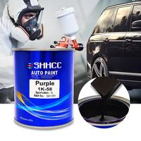 Peinture liquide de voiture en résine acrylique violette 1K pour réparer les rayures et le revêtement plastique de pulvérisation de peinture de bateau
