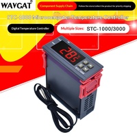 WAVGAT STC-1000/3000 Refroidisseur d'aquarium et de fruits de mer à affichage numérique électronique, contrôle de température par micro-ordinateur 0,1°C