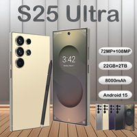 Smartphone 5G Haute Performance S25 Ultra 22 Go + 2 To, Deca Core, Écran 6,9 Pouces, Multilingue (Anglais, Allemand, Français, Espagnol)