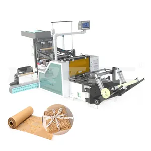 Global Supplier High Efficient Cushion Packaging Protect Wrapping Automatic Processing Kraft Roll Honeycomb Paper Making Machine