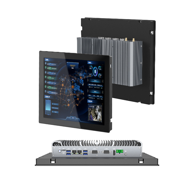 Industrial Panel 10.4 12.1 15 17 19 Inch Fanless LCD Panel PC Embedded I3 I5 I7 IP65 Waterproof BIS All in One Industrial PC