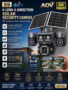 Lower Price S9 Hi Easy New Product Solar-powered <b>Camera</b> in Europe 4G SMART Solar Battery App <b>Camera</b> 24H CCTV <b>Camera</b> Outdoor - Product Image 5