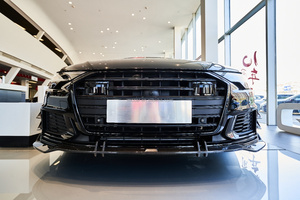 Matériau supérieur préimprégné en Fiber de carbone sèche pare-chocs de voiture A6 <span class=keywords><strong>S6</strong></span> lèvre avant pour <span class=keywords><strong>Audi</strong></span> A6 <span class=keywords><strong>S6</strong></span> 2019-24 pare-chocs de voiture - Product Image 4