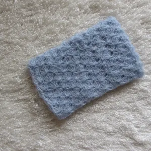 Nuovo Nato Knit Mohair Wrap Vintage Crochet Del Bambino Wrap Photograhy Puntelli Neonato Swaddle Coperta Strato di Tessuto