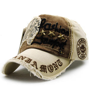 Gorras Deportivas Unisex Bordadas Personalizadas al por Mayor, Diseños Surtidos, Gorras de Béisbol Vintage Desgastadas, Gorras Personalizadas Comunes - Product Image 5