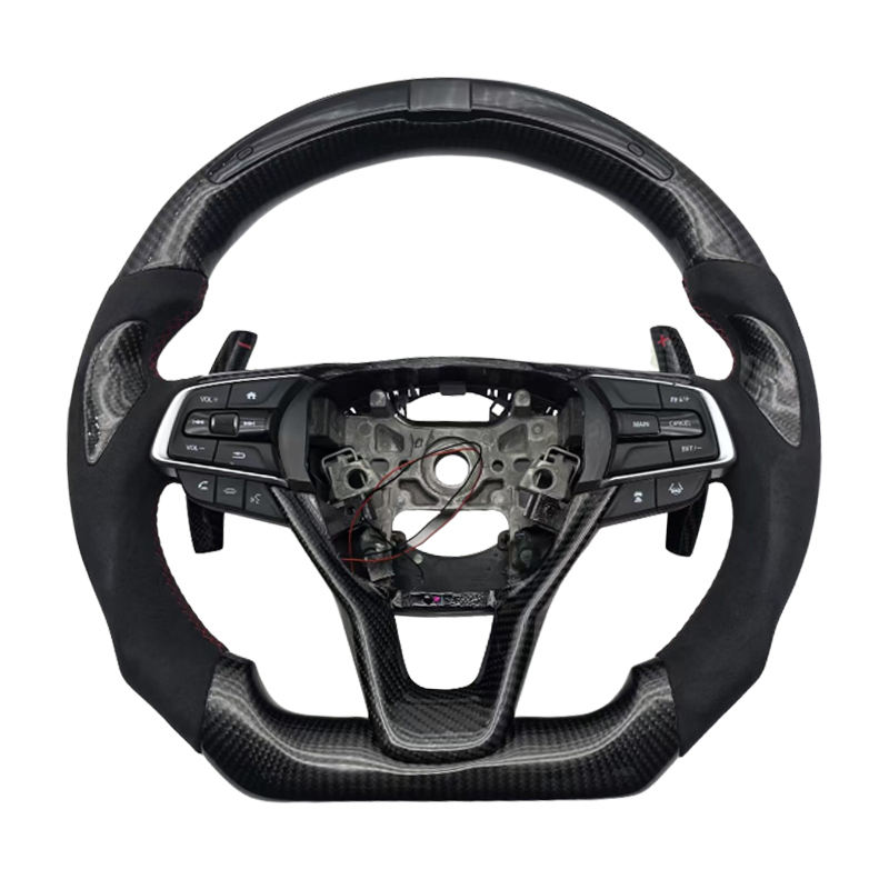 คาร์บอน + Alcantara + LED + redstitch + nobuttonshave คาร์บอน paddles