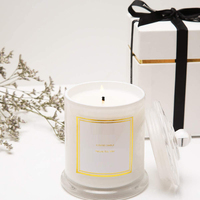 Bougies de massage en cire de soja parfumées à la main, bougies en cristal d'aromathérapie de marque privée