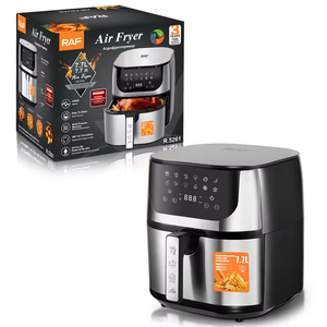Four à friture sans huile en acier inoxydable avec écran tactile et panier antiadhésif pour une cuisson rapide sans huile - Product Image 5