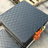 Plaques de support ultra performantes WLT, tapis en polyéthylène haute résistance pour machines de construction
