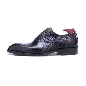 Zapatos Oxford de Negocios para Hombre OEM - Calzado Formal de Cuero Genuino, Estilo Clásico de Caballero, Cómodos y Duraderos - Product Image 6