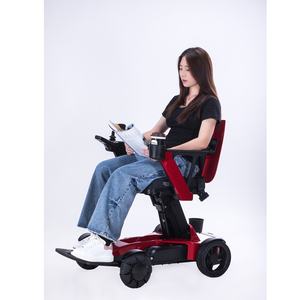 Kursi roda listrik tangga memanjat Motor BLDC 120kg kapasitas beban Lithium baterai CE kursi roda medis bersertifikat untuk serebral - Product Image 6