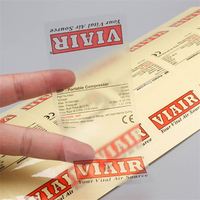 Oferta de fábrica, rollo de vinilo de laminación holográfica brillante, pegatinas adhesivas con logotipo, impresión personalizada, pegatina impermeable para bebidas