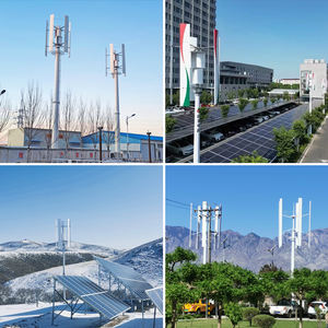 Sistema de Energía con Generador de Turbina Eólica Vertical para Generación de Energía, Turbina Eólica Doméstica de 1KW 12V 24V 48V - Product Image 4