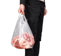 Sac d'Épicerie Compostable Certifié Alimentaire Fabricant pour Supermarché, Sac de Course en Plastique, Sac T-shirt à Emporter, Sac Alimentaire en Plastique