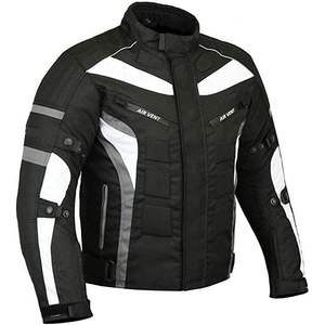 Chaqueta de moto impermeable para hombre Bacca Moto con armadura CE, abrigo protector para todo tipo de clima para ciclistas - Product Image 3