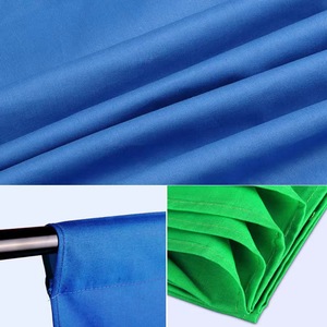 Toile de fond de photographie de studio portable en gros, en tissu mousseline épais découpé, couleurs bleu, noir, gris, vert - Product Image 3