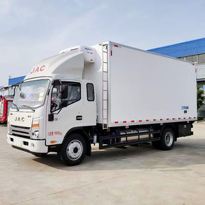 Новый 4,2 Теплоизоляционный фургон JAC, Холодильный фургон с морепродуктами, Морозильная мощность, дизельный ручной привод 4x2, левое колесо