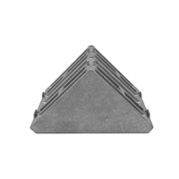 Connecteur de profilé en aluminium 90x90, barre de la plus grande taille, angle de 90 degrés, support métallique pour cadre