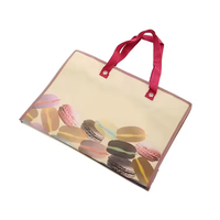 Sac de shopping réutilisable personnalisé avec logo, impression offset haute résistance, non tissé, pour couverture