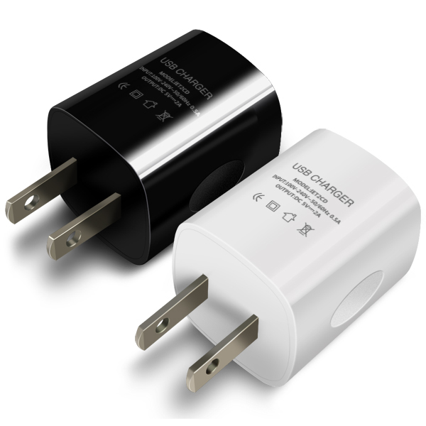 USB Phone Charger 5W 10W Single Port With US EU Plug 1A 2A Charging for Iphone Samsung Huawei Xiaomi MP3 MP4 Massager
