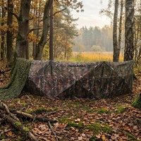 Valla de Camuflaje Personalizable de Alta Calidad para Caza de Aves Acuáticas, Instalación Gratuita para Seguridad Táctica en Exteriores