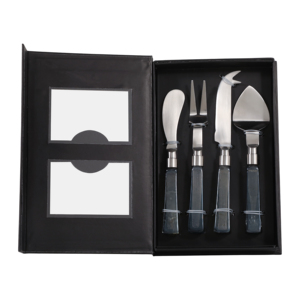 Set di utensili da portata con manico in marmo per cucina, stoviglie decorative, accessori moderni per l'intrattenimento - Product Image 2