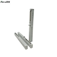 Amortisseur hydraulique coulissant de fabrication industrielle - Dispositif de rebond à montage inférieur pour portes d'armoires et glissières de tiroirs à fermeture douce