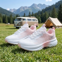 Baskets respirantes en maille à lacets, chaussures de marche décontractées, baskets de créateur ODM