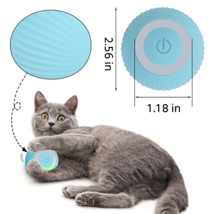 Smart Rolling Balls for <b>Dogs</b> Pet <b>Interactive</b> <b>Dog</b> <b>Toys</b> Movement <b>Toy</b> Electric Moving Chew Ball Squeaky <b>Dog</b> <b>Toy</b> Ball with Rope - Product Image 4