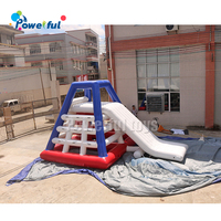 Grande Pyramide Gonflable d'Escalade, Jouets Gonflables Commerciaux pour Parc Aquatique, Tour Gonflable avec Toboggan pour Adultes