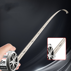 Metro a nastro in acciaio resistente all'usura impermeabile resistente alla ruggine ad alta precisione con righello rigido ispessito 5m metro a nastro in acciaio inossidabile - Product Image 6