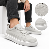 Baskets basses tendance à plateforme épaisse, motif géométrique en relief, à lacets, style sport et streetwear, chaussures décontractées pour hommes