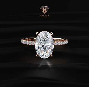 Bague en moissanite de qualité supérieure, plaquée or blanc 18 carats, pour femme, disponible au meilleur prix du marché. - Product Image 3