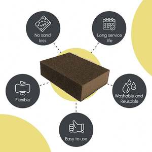 Bloc de tampons abrasifs de ponçage et de polissage pour nettoyage de cuisine, <span class=keywords><strong>à</strong></span> angle réglable - Product Image 6