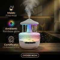 Humidificateur électrique personnalisé à commande ultrasonique en forme de champignon avec haut-parleur intégré pour humidification de l'air domestique