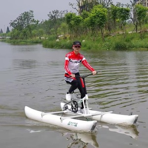 Bicicleta Acuática Inflable para Exteriores, Hidrobicicleta de un Solo Pedal, Resistente, para Ocio en el Lago - Product Image 1