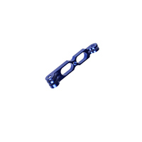 Tige de bras d'extension de casque de Selfie en alliage d'aluminium de 100mm pour Insta360 ONE R/X2 X3 X4 pour GOPRO Hero 13 12 11 pour caméras d'action OSMO