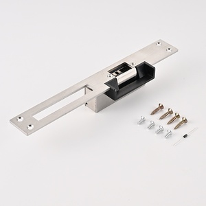 Cerradura Eléctrica <span class=keywords><strong>de</strong></span> Acero Inoxidable para Puerta <span class=keywords><strong>de</strong></span> Madera, Tipo Estrecho, con Sistema <span class=keywords><strong>de</strong></span> Control <span class=keywords><strong>de</strong></span> Acceso <span class=keywords><strong>de</strong></span> 12V, Cierre Eléctrico - Product Image 1
