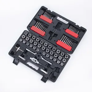 76pcs TAP AND DIE SET FOR AMERICAN STANDARD IN BMC CASE FOR HEX DIES