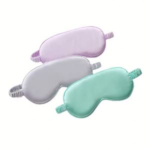 Wholesale Satin <b>Eye</b> <b>Mask</b> Rest Full Night Sleeping Travel 100% Mulberry Silk Personalized <b>Eye</b> <b>Mask</b> Blindfolds - Product Image 2